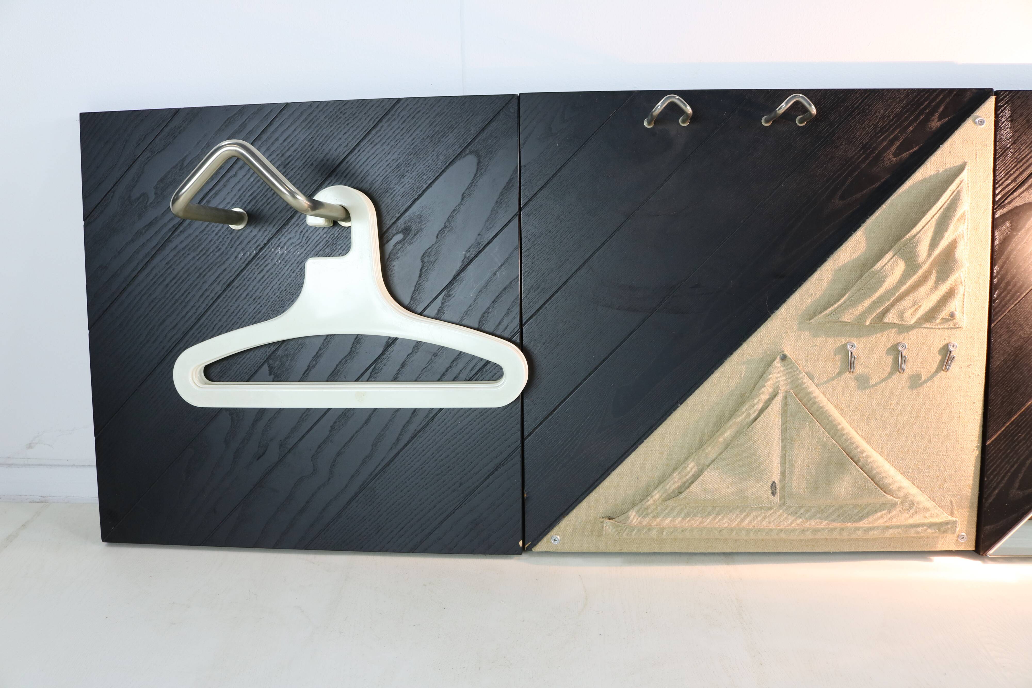 Special seventies wardrobe panels for Schönbuch Germany