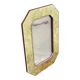 Vintage octagonal mirror from the 80s, 70x50cm.