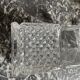 Vintage crystal decanter diamond tip