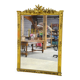 Large 19th Century Gilded Stucco Mirror