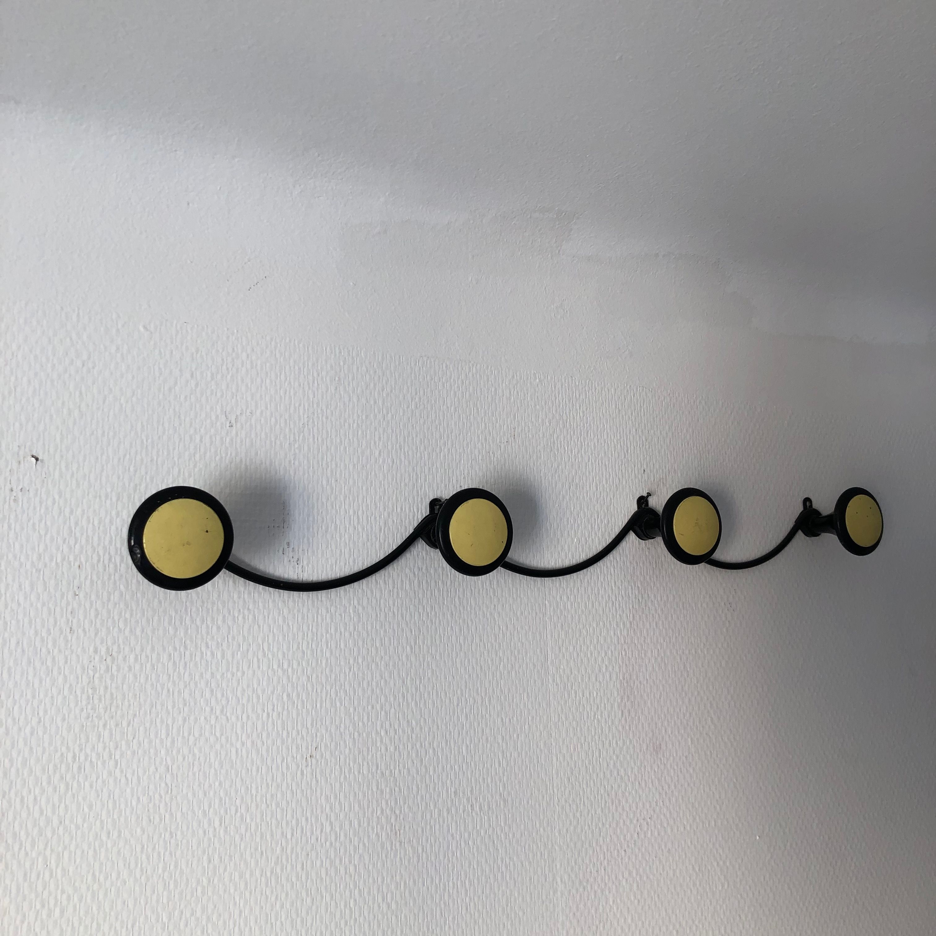 4 banana hanger hooks vintage 1960 65x6cm