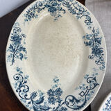 Service plates, iron earth, Sévigné, HB & Cie