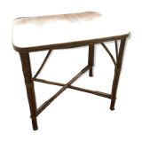 Coffee table in rattan 60s