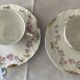 Duo of antique porcelain cups