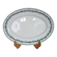 Iron earth oval dish