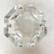 Vintage glass or crystal ashtray