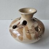 Ceramic flower vase Signed La Roue (Vallauris)