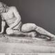 Photograph of an injured gladiator, Capitoline Museum, Rome, early 20th century, 37x30 cm.