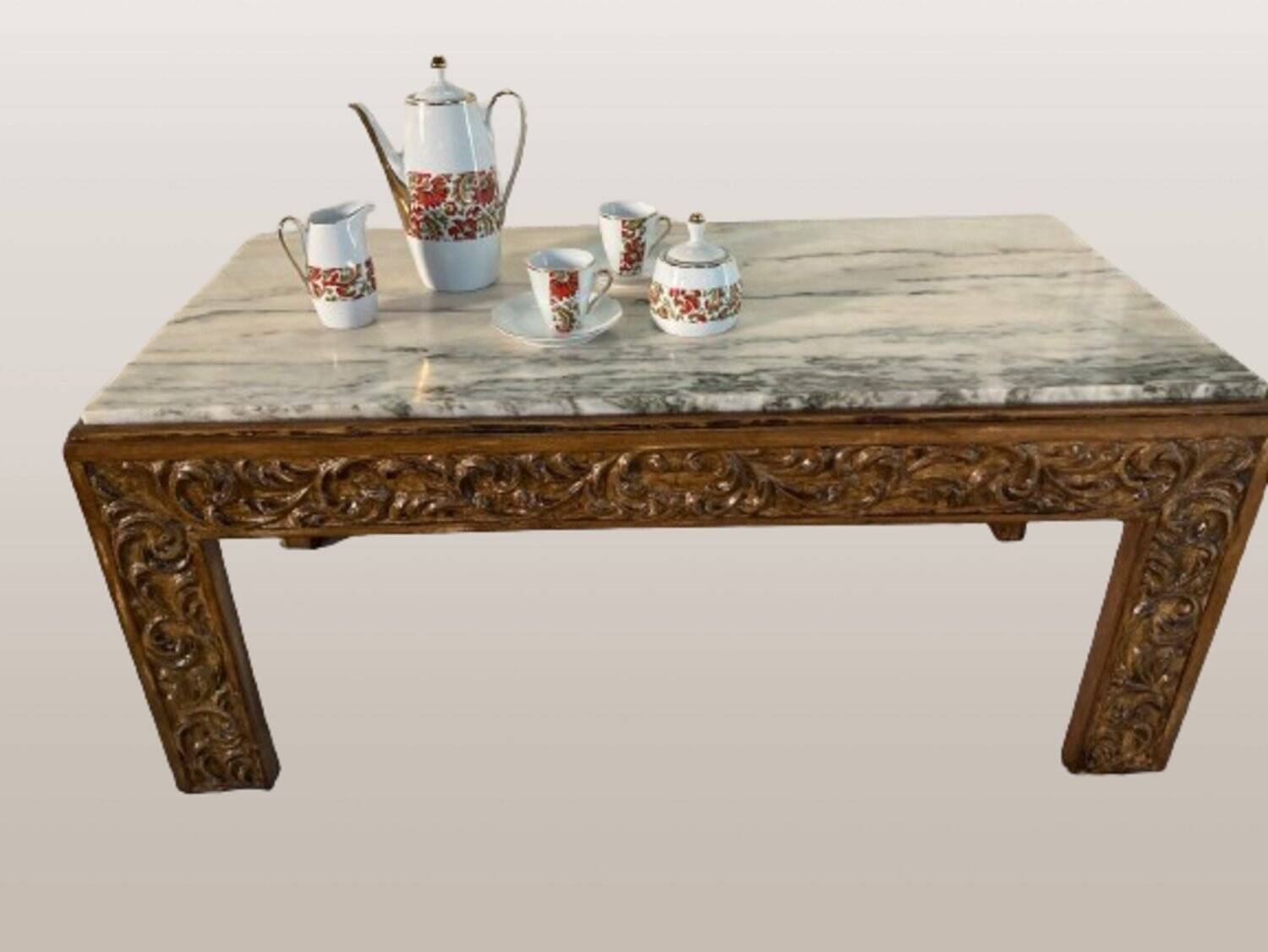 Porcelana coffee game, years 60. Game of 7