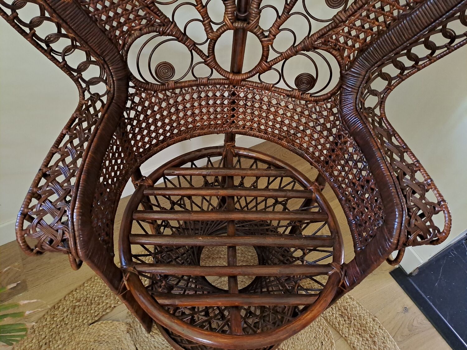 Emmanuelle rattan armchair