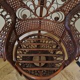 Emmanuelle rattan armchair