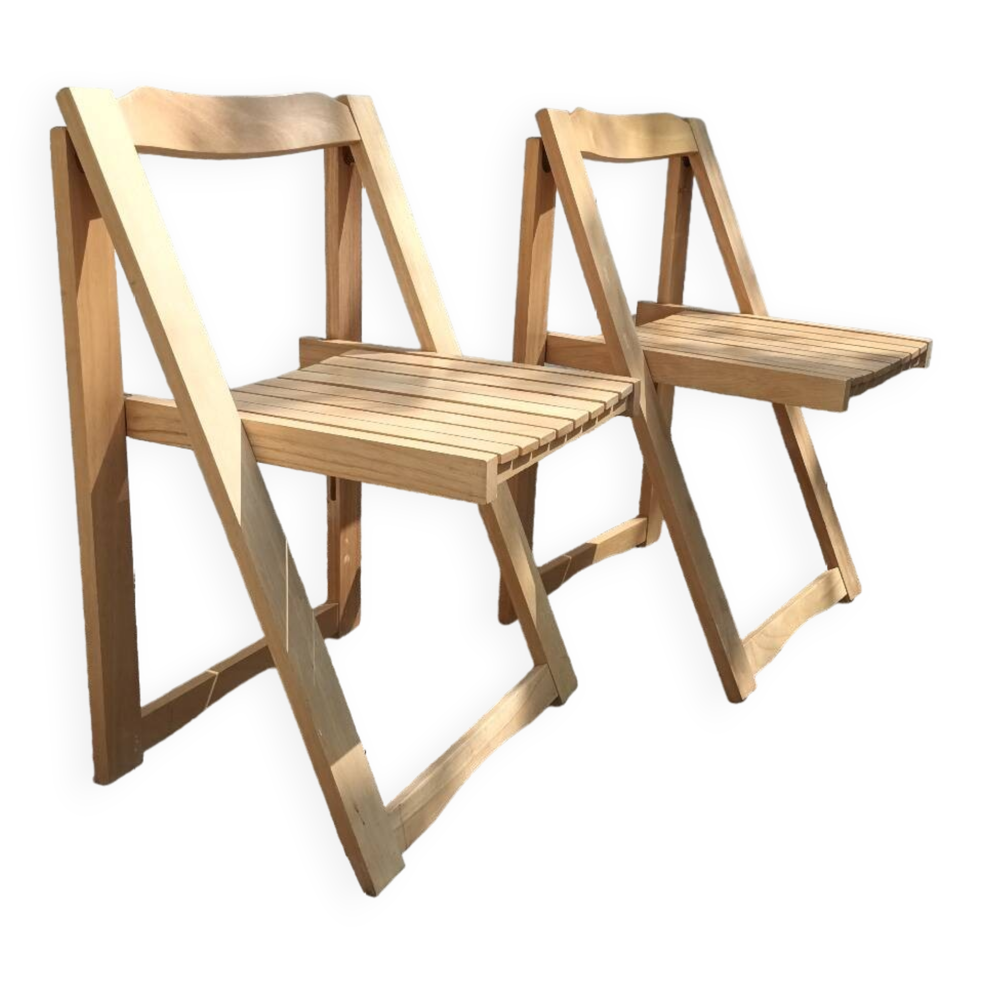 Vintage folding chairs