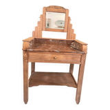 Sandblasted art deco dressing table