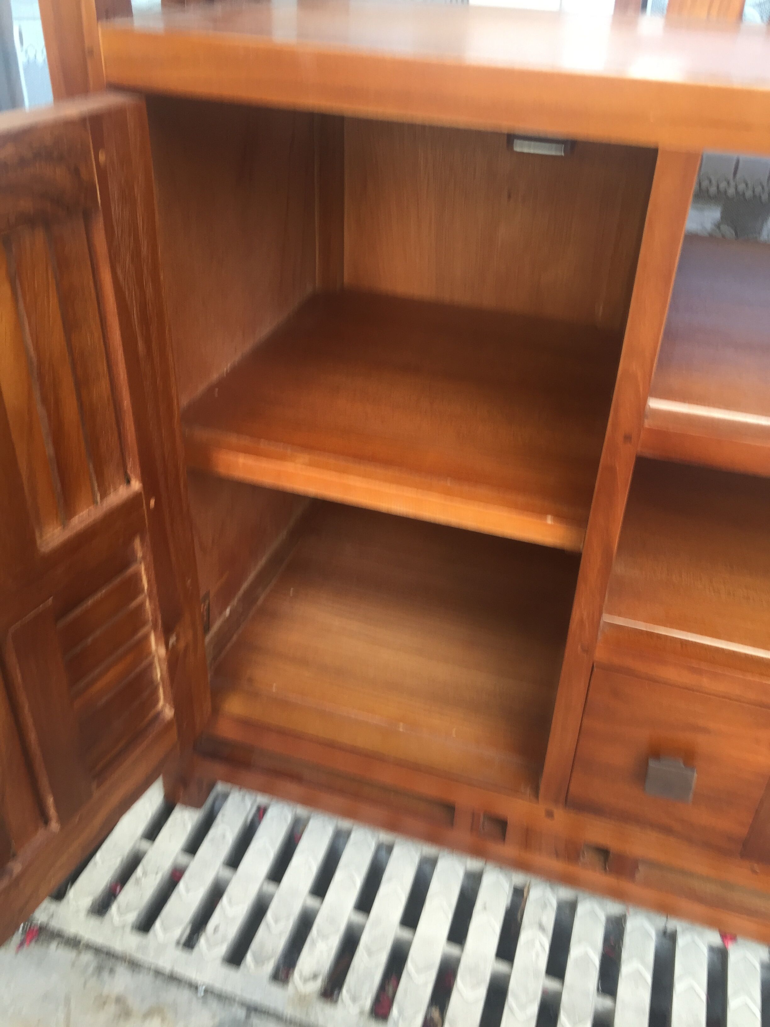 Low buffet in exotic wood