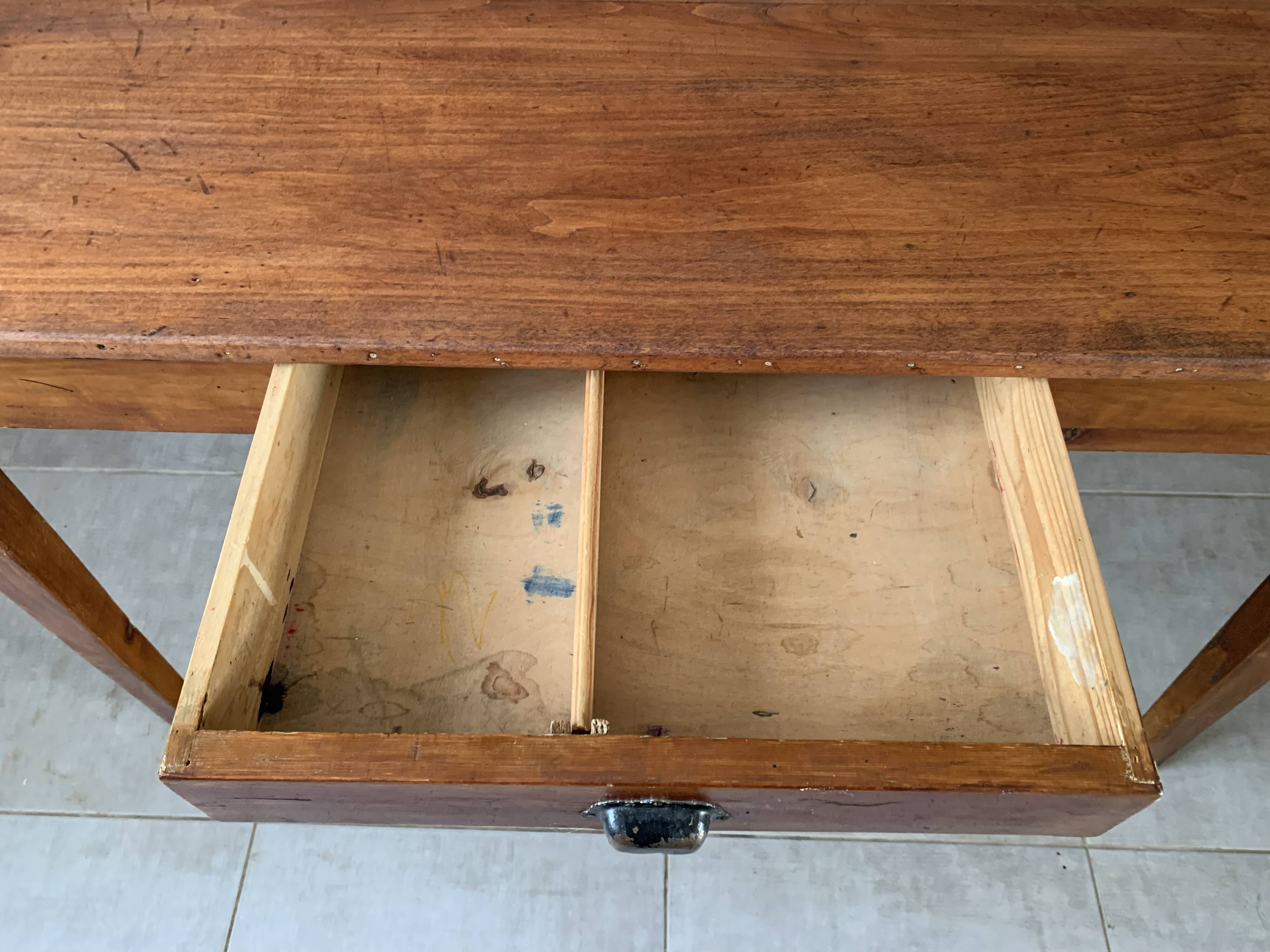 Vintage oak desk / table from the 1950s