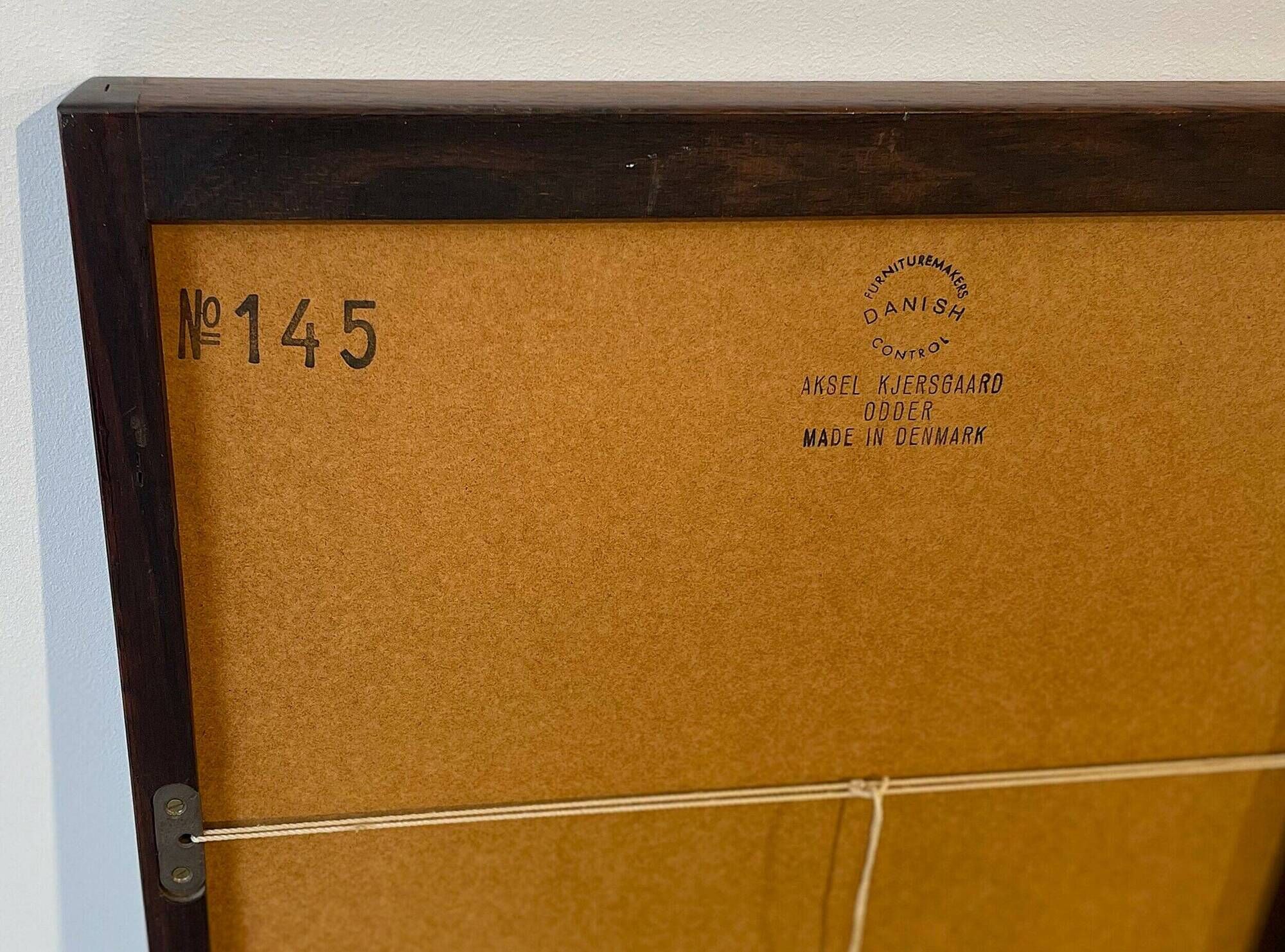 Rosewood mirror model 145 by Kai Kristiansen
