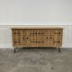 Vintage Audoux Minnet style  rattan sideboard