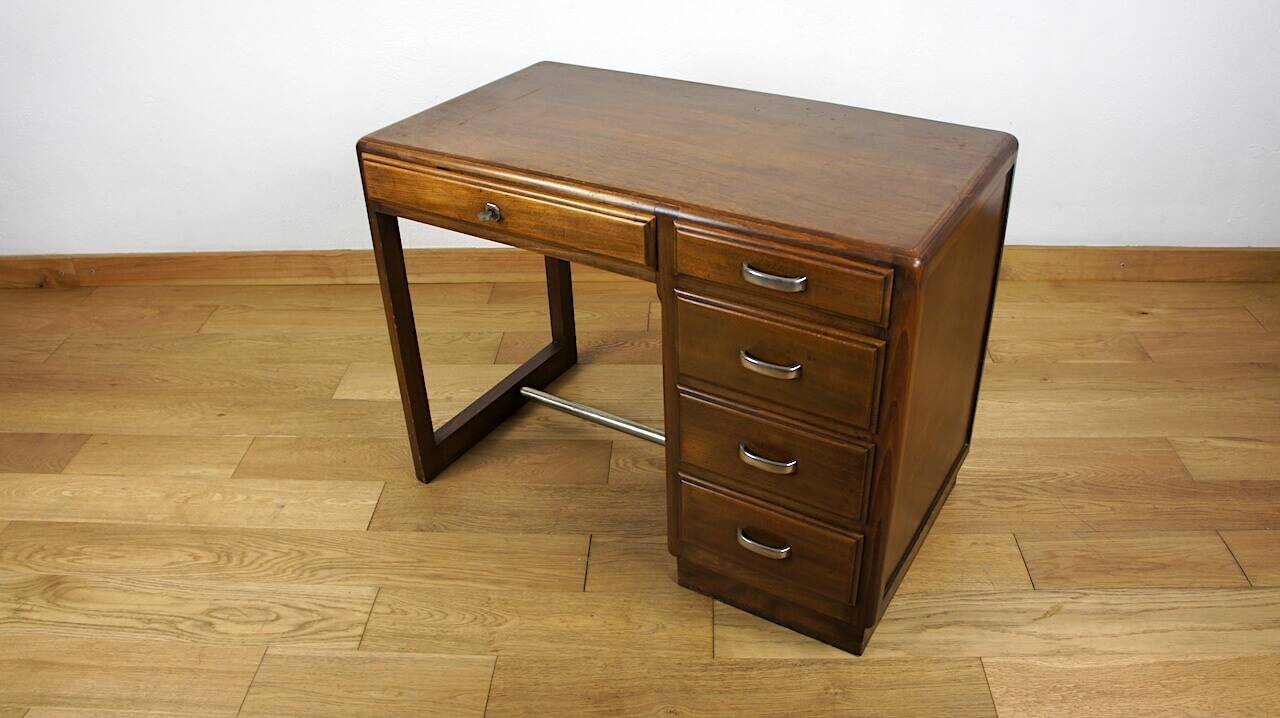 Art Deco period oak desk 1930/1940