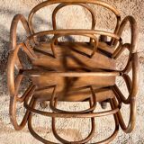 Art Nouveau sheet music or magazine holder, circa 1900, Thonet, turned beech wood
