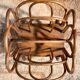 Art Nouveau sheet music or magazine holder, circa 1900, Thonet, turned beech wood