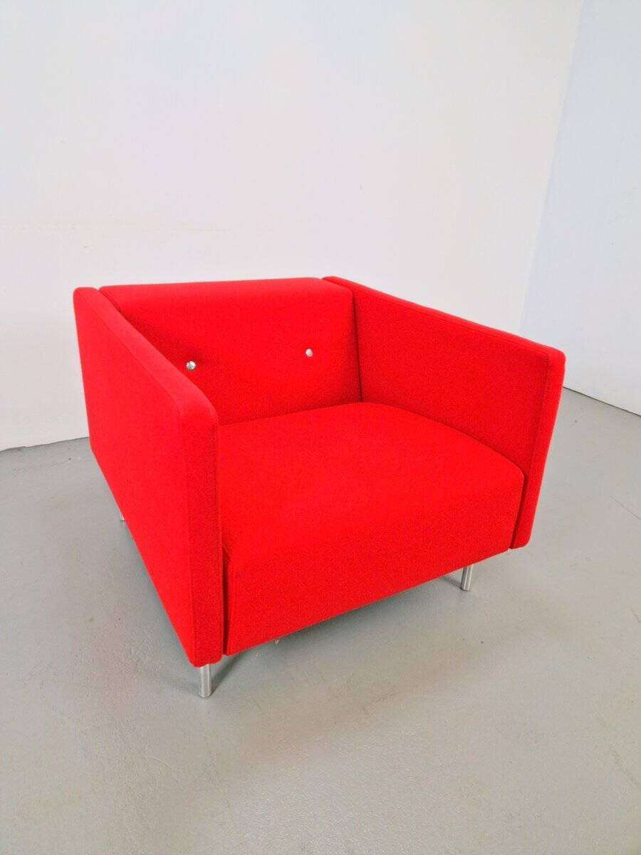 Dutch Modern Red Bottoni Armchair by Marcel Wanders for Moooi, 2010s