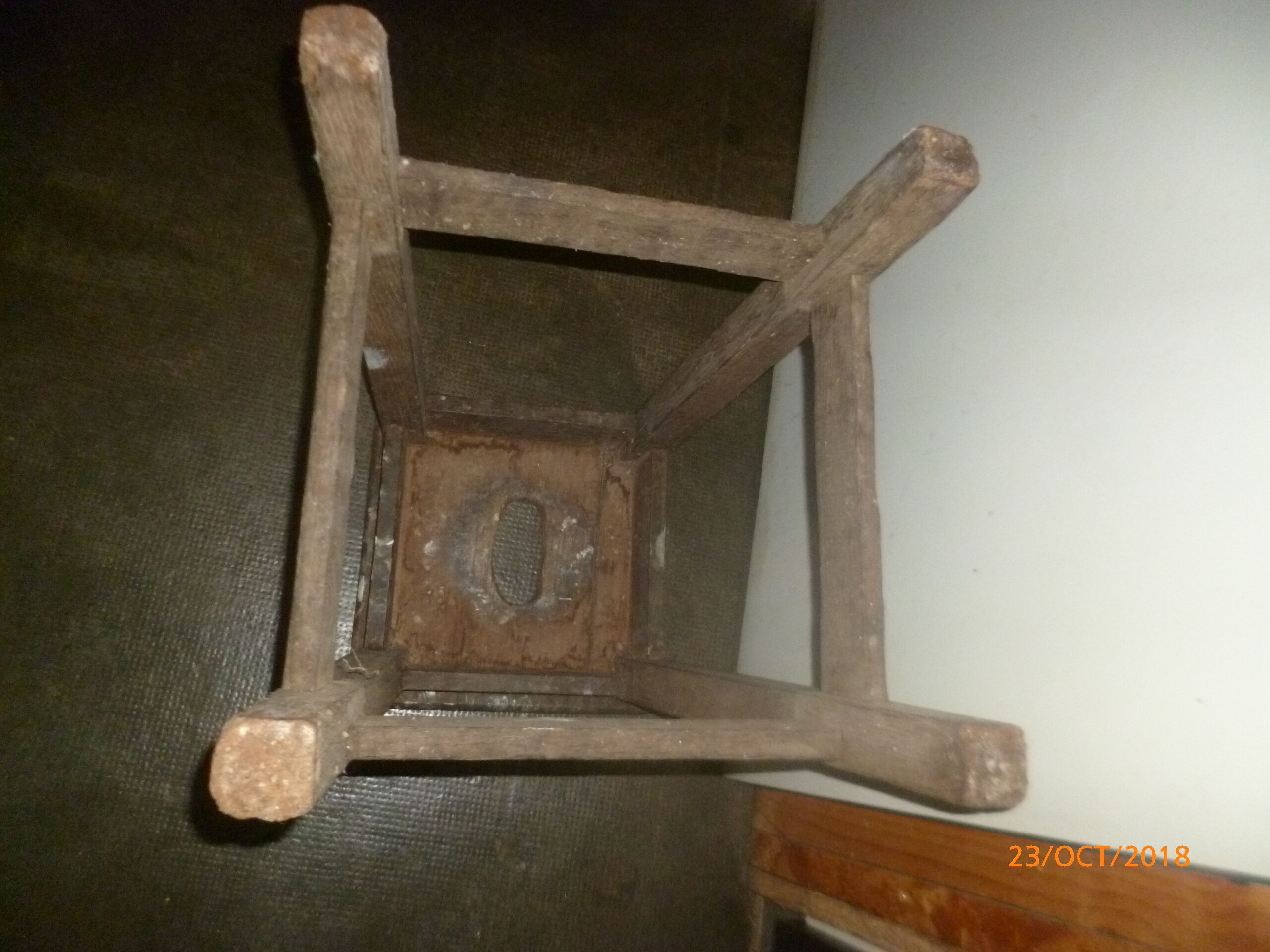 d workshop stool wood 1950