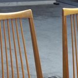 6 chairs Scandinavian years 50 60 Lubke