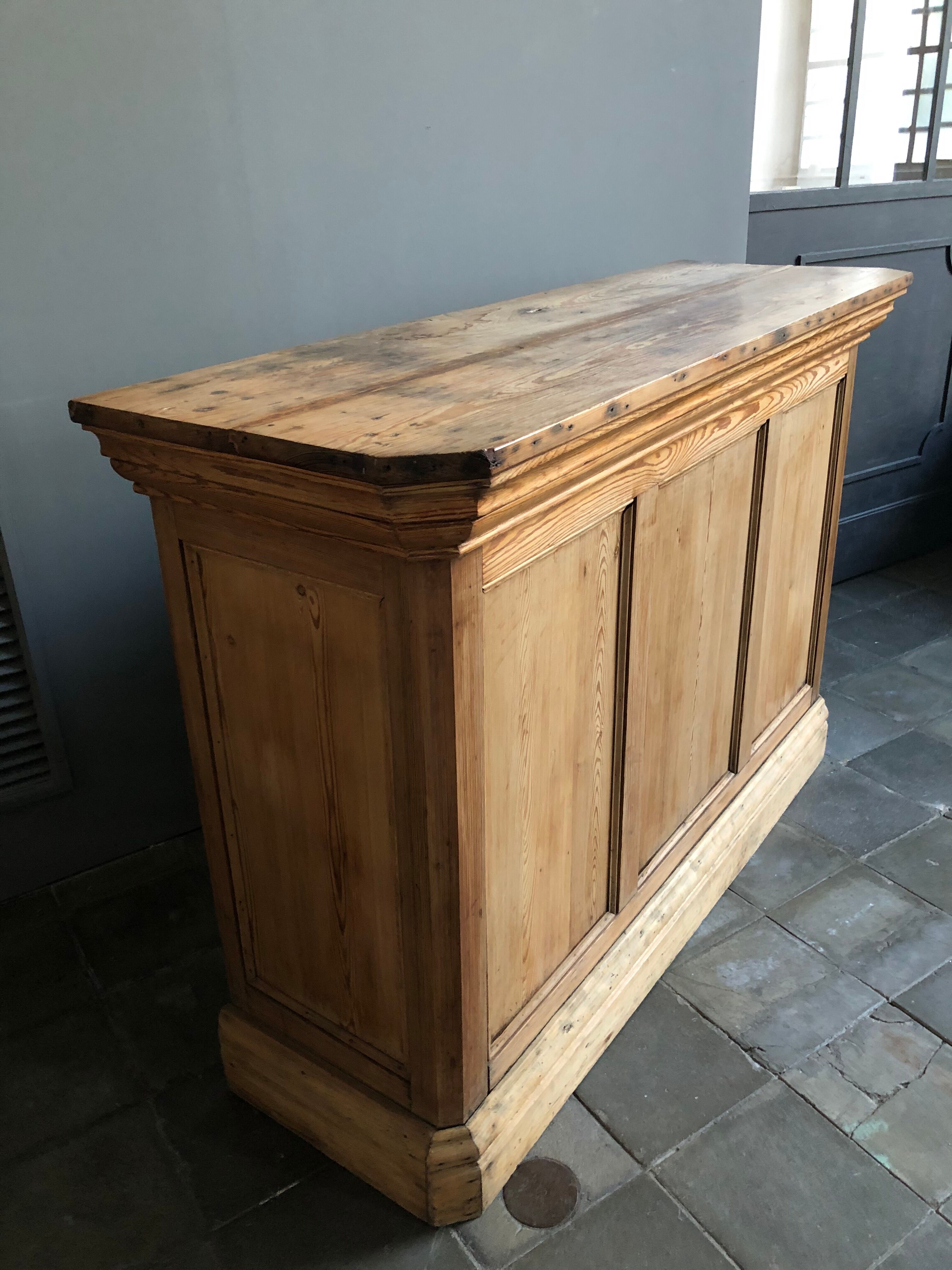 Former trading post in natural oak