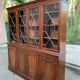 English display cabinet with 4 doors in mahogany, 1960.