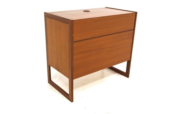 Meuble-bar en teck 'Varié-B'', Arne Wahl-Iversen, Möbel-Ikéa, Suède, 1960