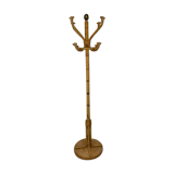 Rattan parrot coat rack and chic jungle style brass