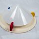 Applique/plafonnier ikea stoja — design rétro postmoderne coloré