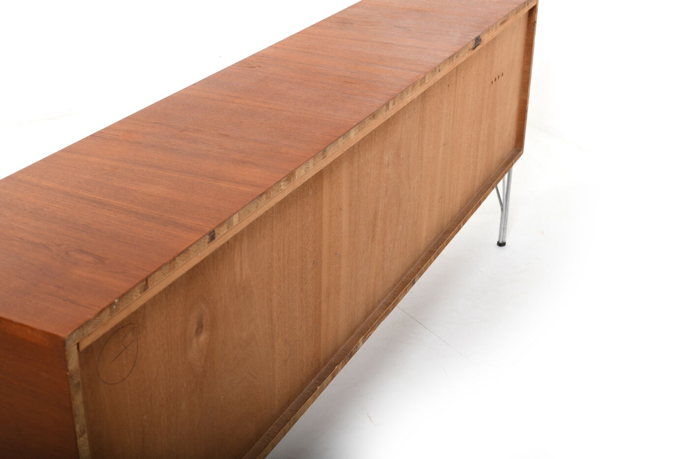 Heinrich Roepstorff Teak and Colored Doors Sideboard 1950s