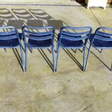 Suite de 4 chaises bistrot vintage