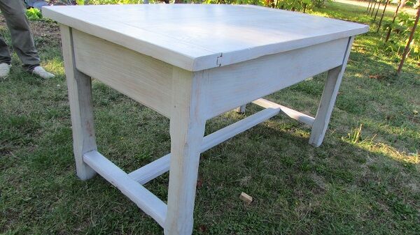 Charming revamped community table