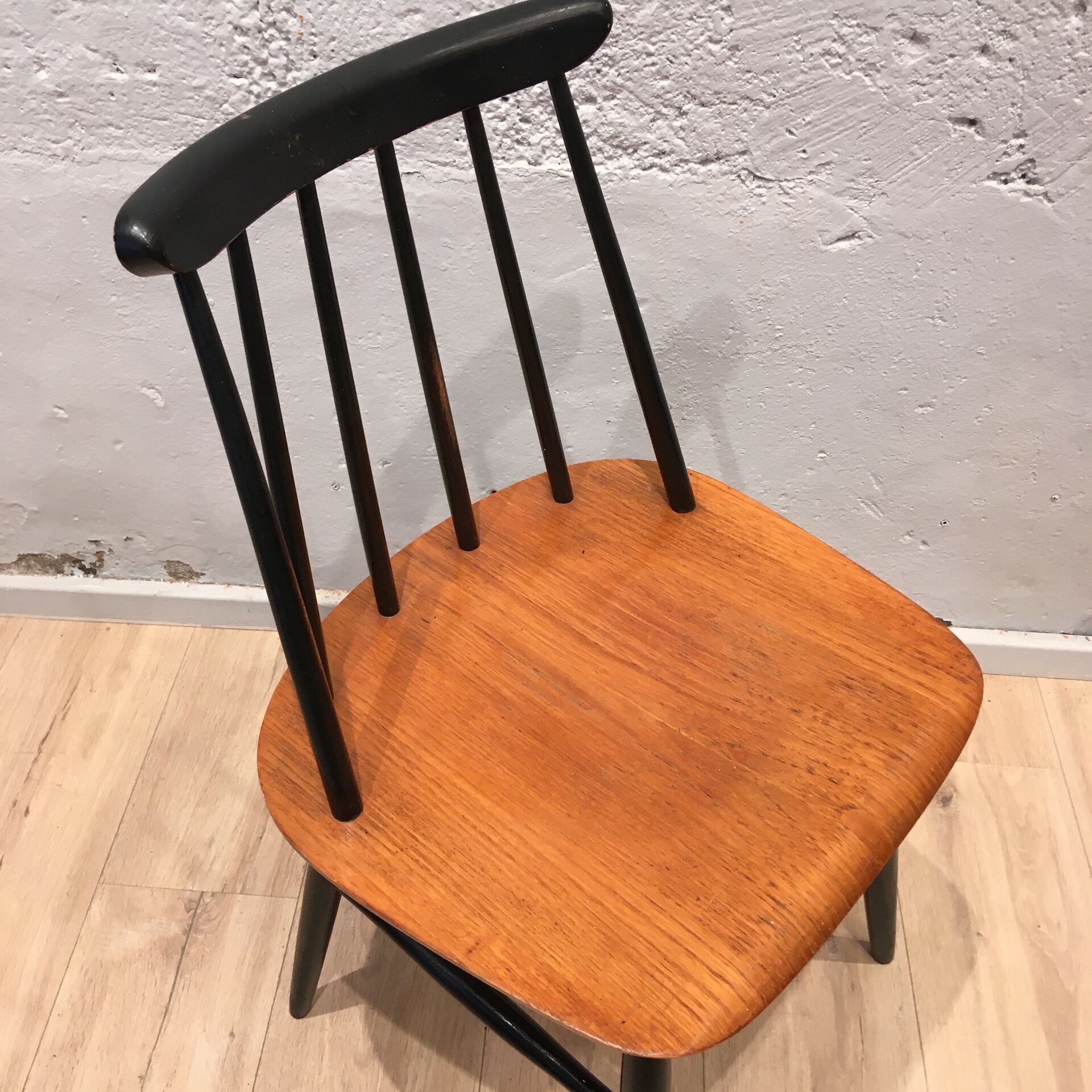 Fanett chair by ilmari Tapiovaara for edsby Verken Sweden 1960