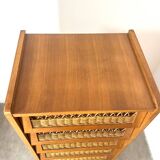 Vintage rattan chest of drawers