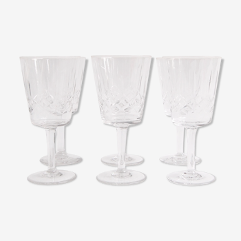 Set de 6 verres à vin - Bourgogne - par Zéphir Busine pour les Verreries de Boussu 1960s