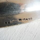 2 silverware serving dishes