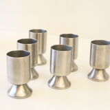 X6 stainless steel liqueur glasses