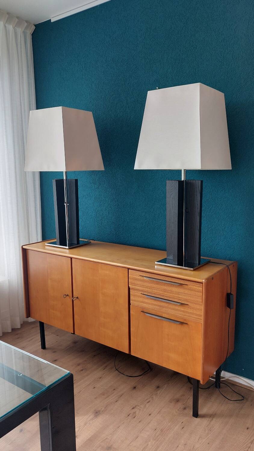 2x XL Tafellamp door Grand&Johnson  2005