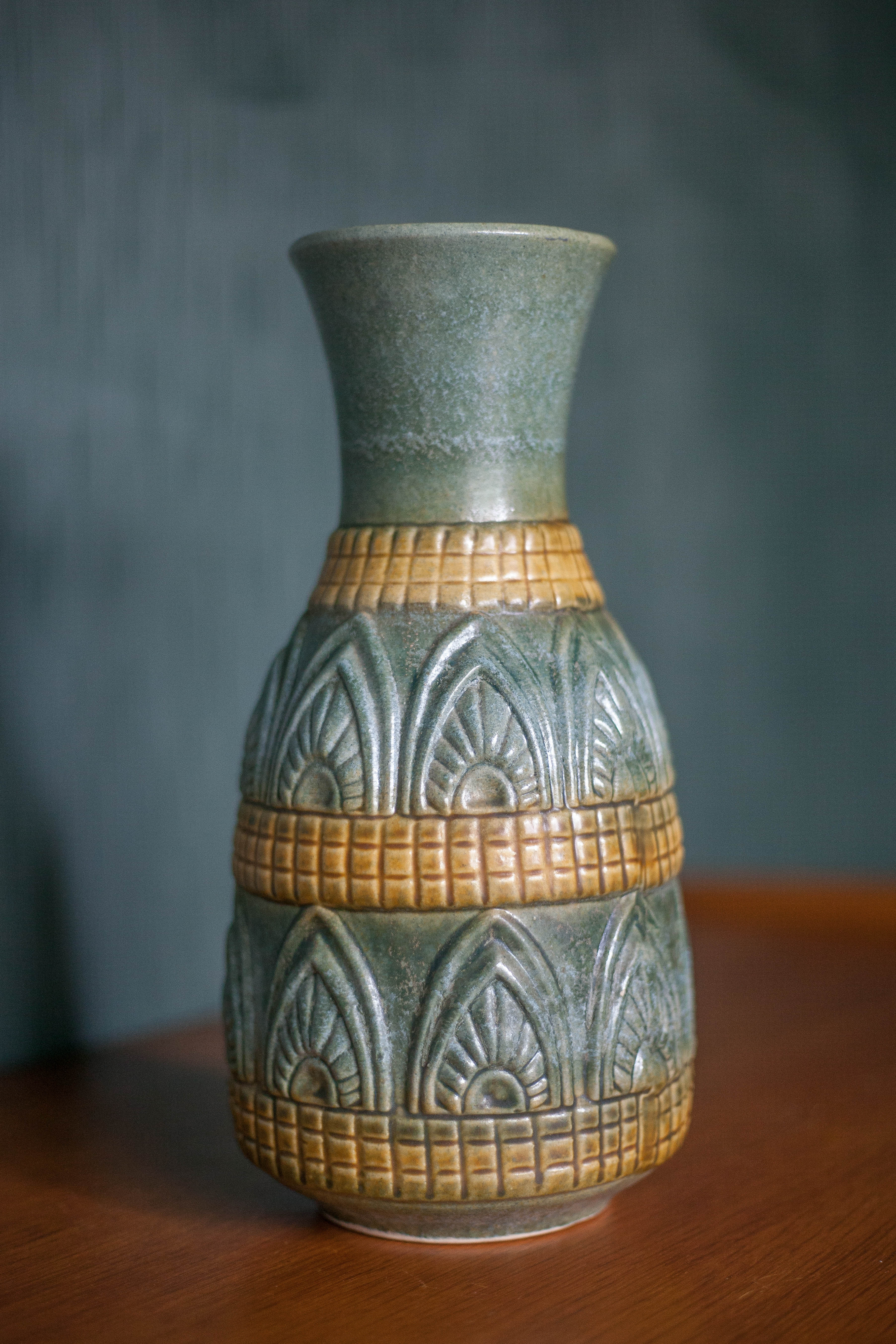 Ceramic vase West Germany 1482/30 70's