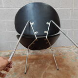 Pair armchair leather years 80