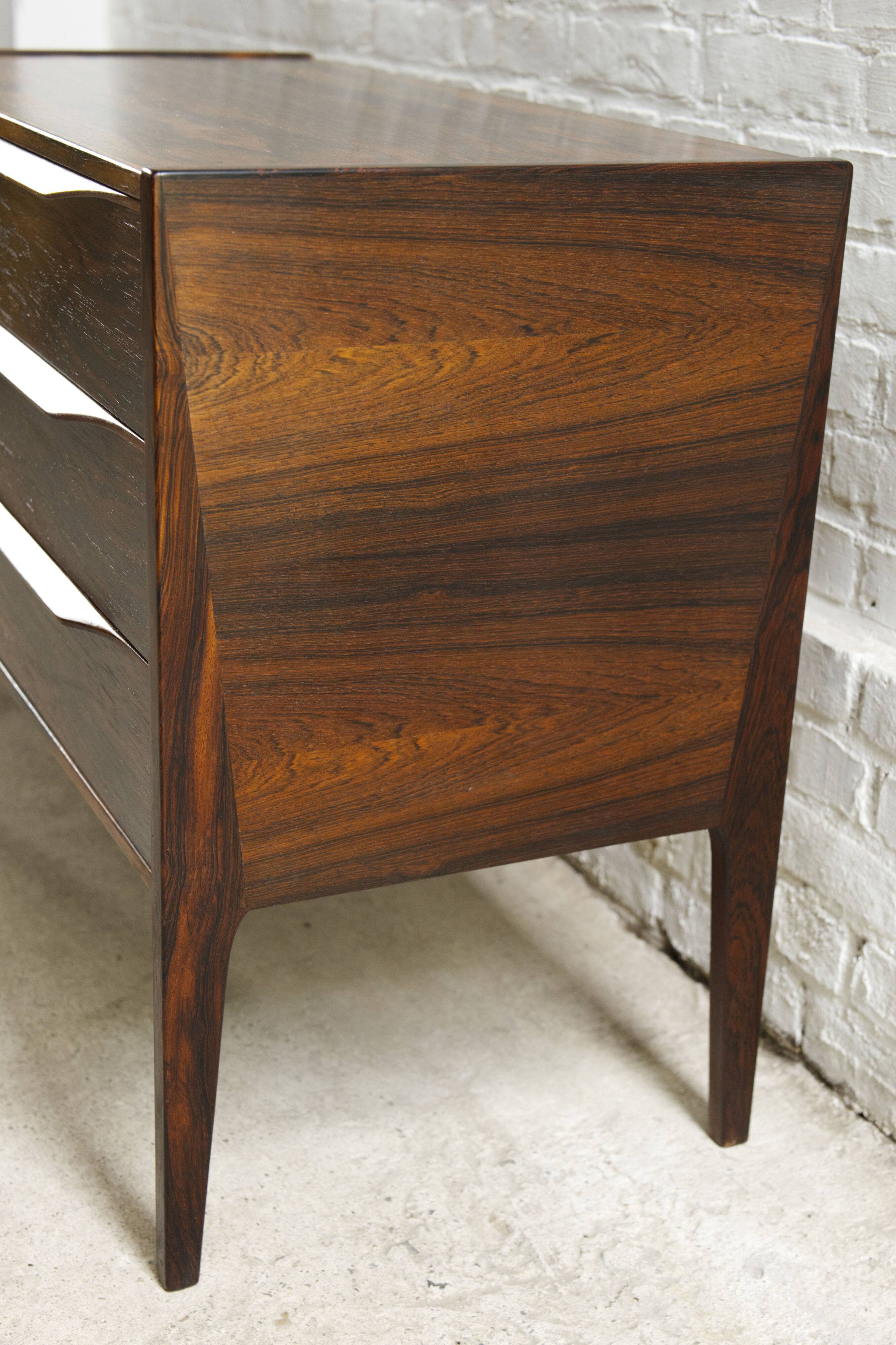 Rosewood chest of drawers, model 34, Kai Kristiansen by Aksel Kjersgaard, 1960s