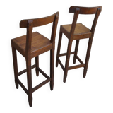 Antique bistro high chairs