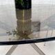 70s Glass roundtable