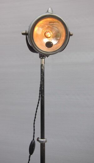 Lampadaire vintage 1950 projecteur vitalux réglable