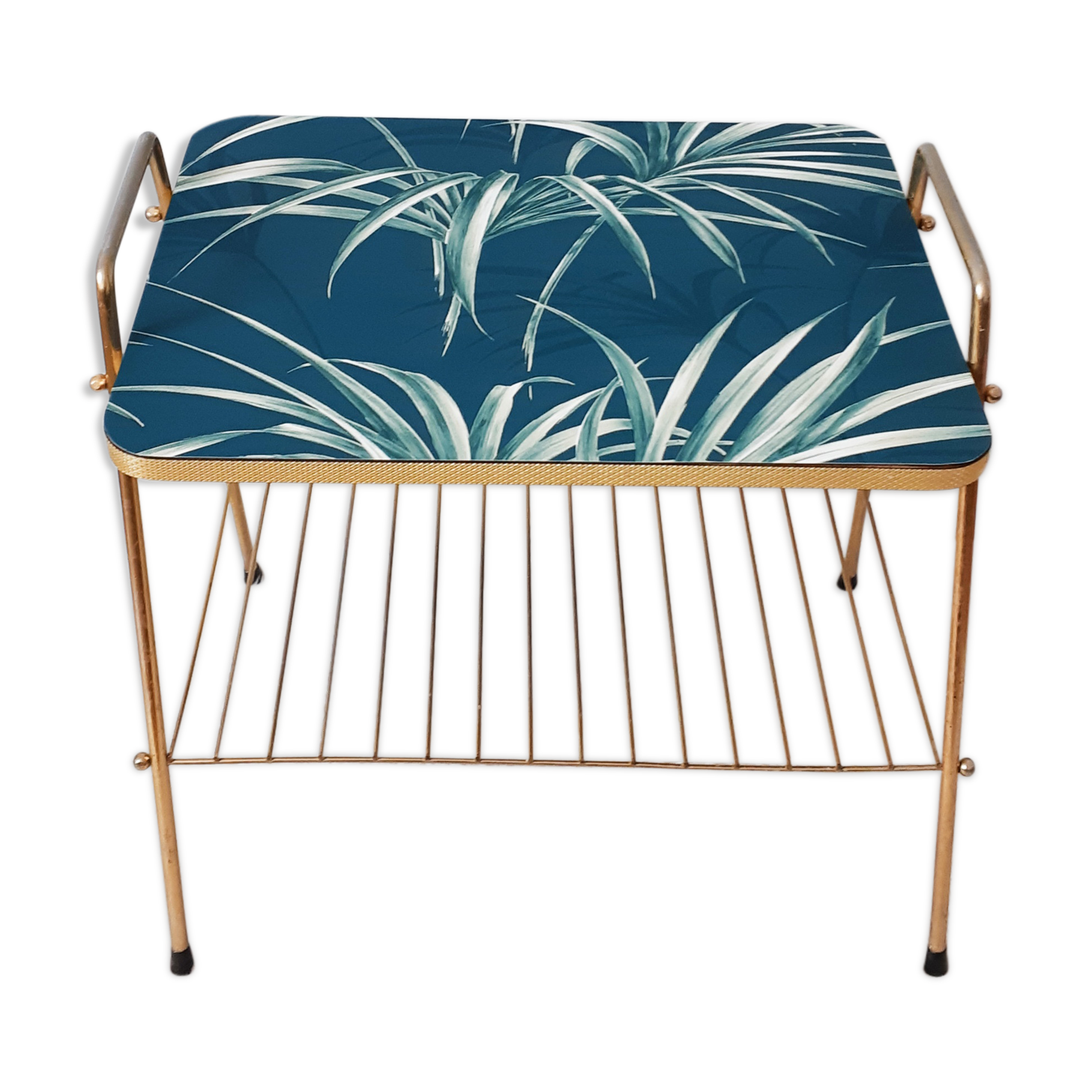 Golden vintage side table