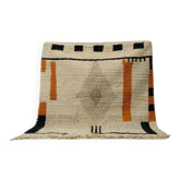 Handmade Moroccan wool rug, size 140 x 260 cm