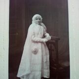 Ancienne Photo Fille / Communion / F.Martin / 1920/ Mende,Lozère